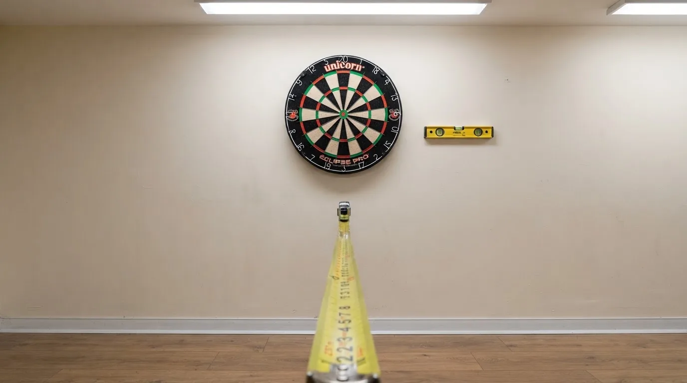 Een lege rechtszaal met houten banken in het ochtendlicht