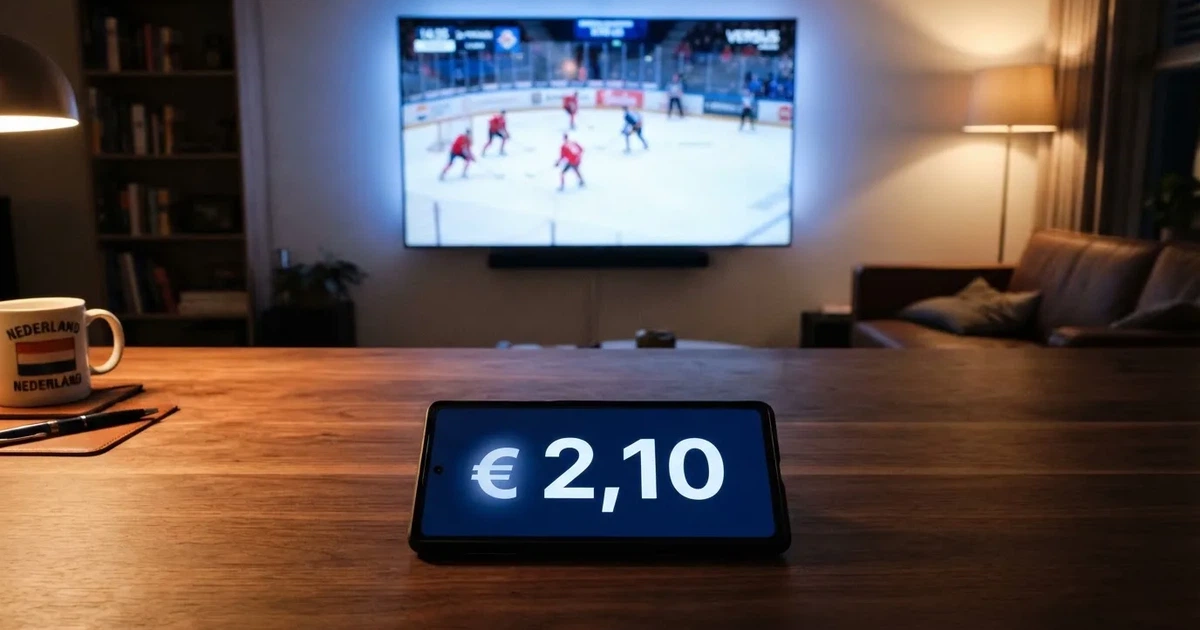 Een voetbal op de middenstip van een grasveld in het ochtendlicht